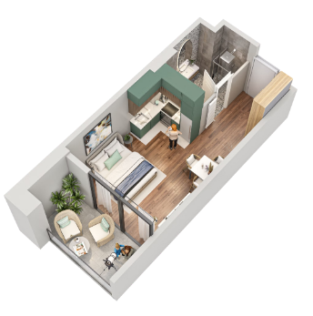 Modern Studio Unit Plan